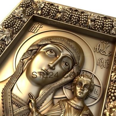 Icons (Kazan icon of the Mother of God, IK_1600) 3D models for cnc